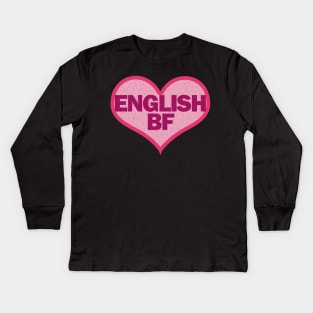 English Bf Kids Long Sleeve T-Shirt